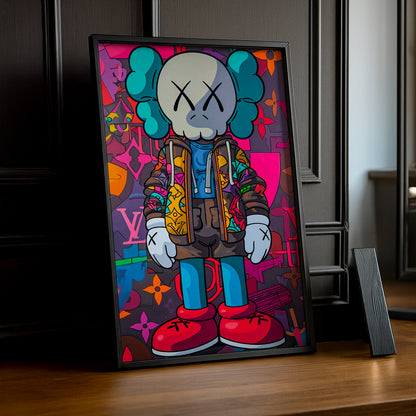 Cadre photo Kaws Louis Vuitton