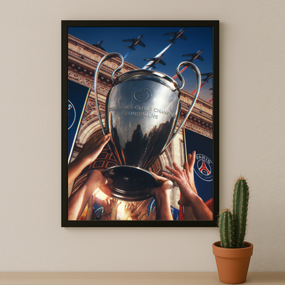 Cadre photo Paris Saint-Germain Ligue des champions