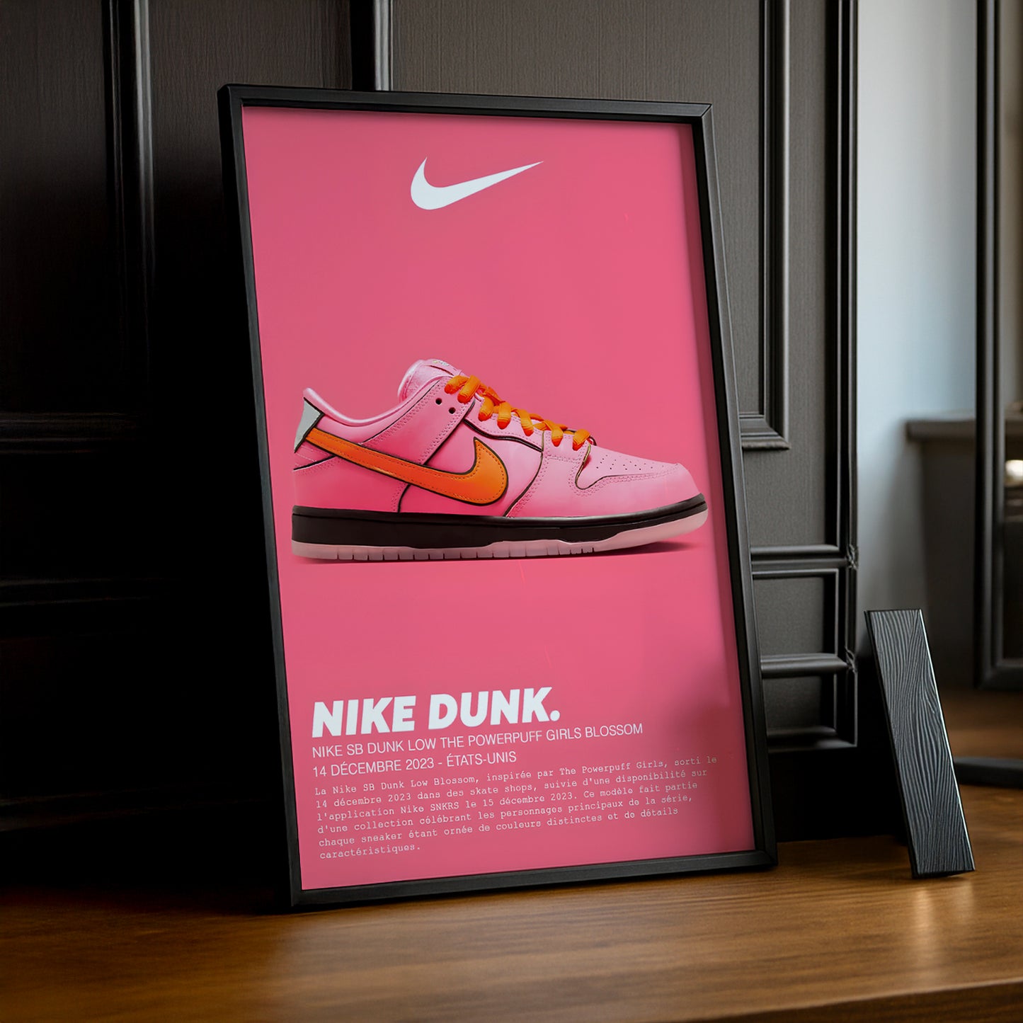 Cadre photo Nike SB Dunk Low The Powerpuff Girls Blossom
