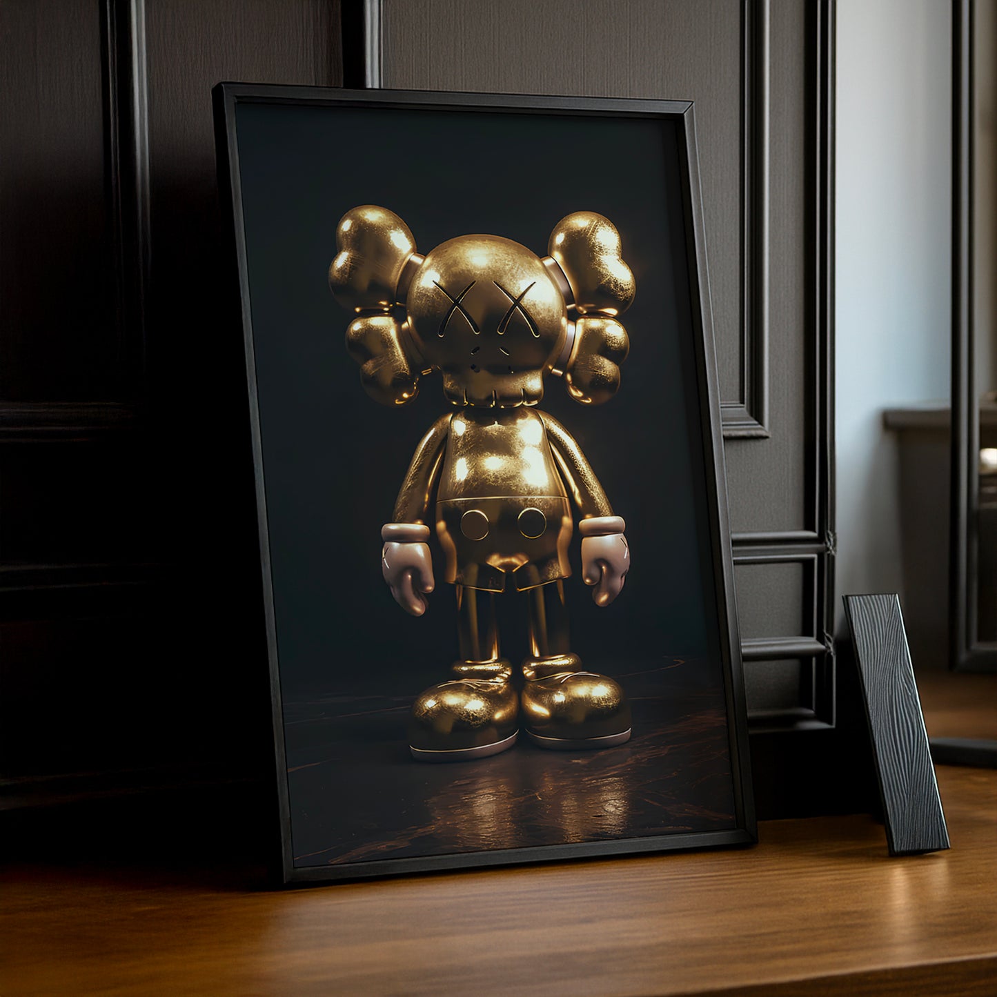 Cadre photo Kaws - Golden Companion