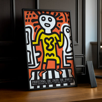 Cadre Photo Keith Haring - Festival de Jazz