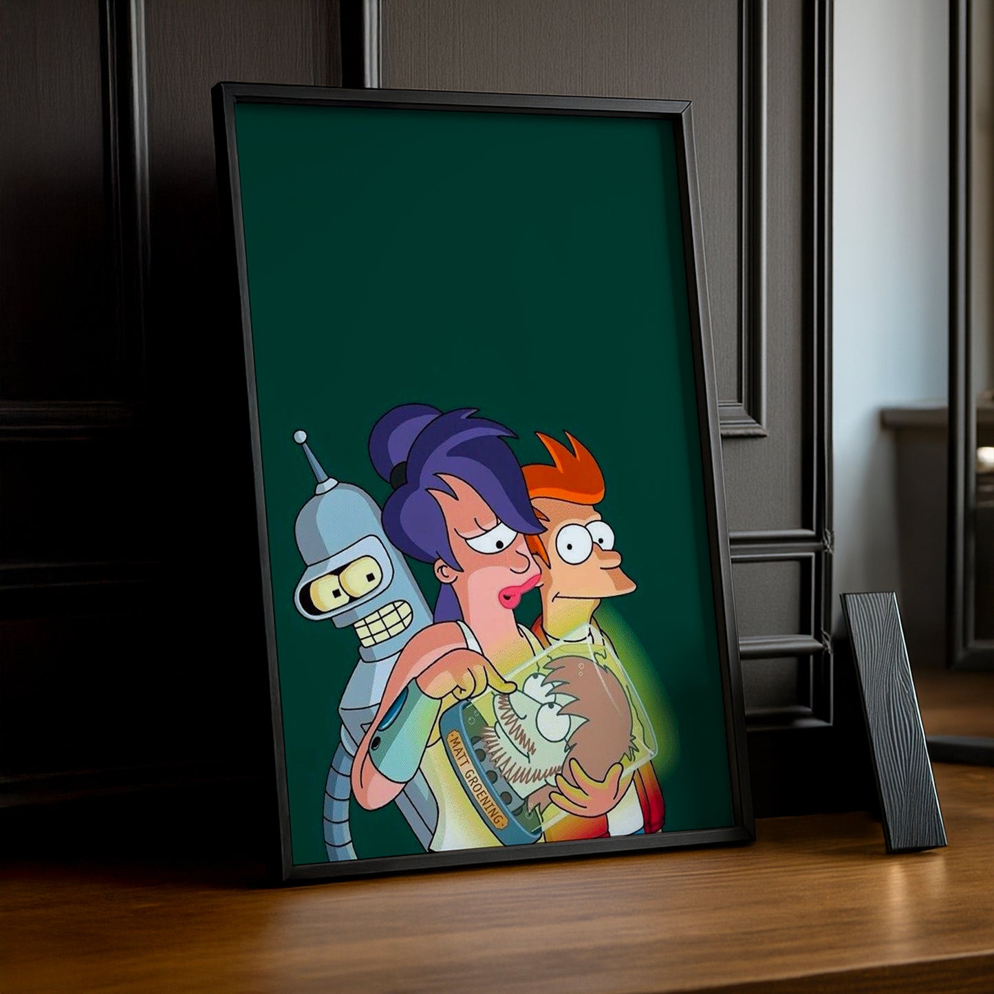 Cadre Photo Futurama - Leela, Bender et Philip