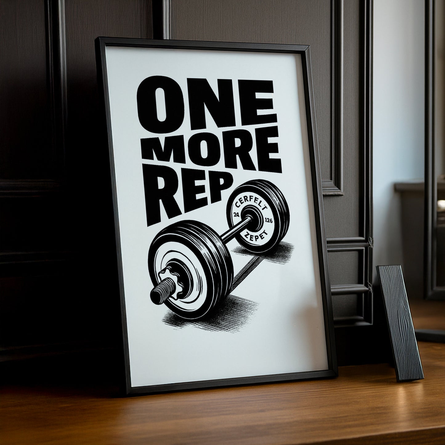 Poster Photo Musculation - One More Rep