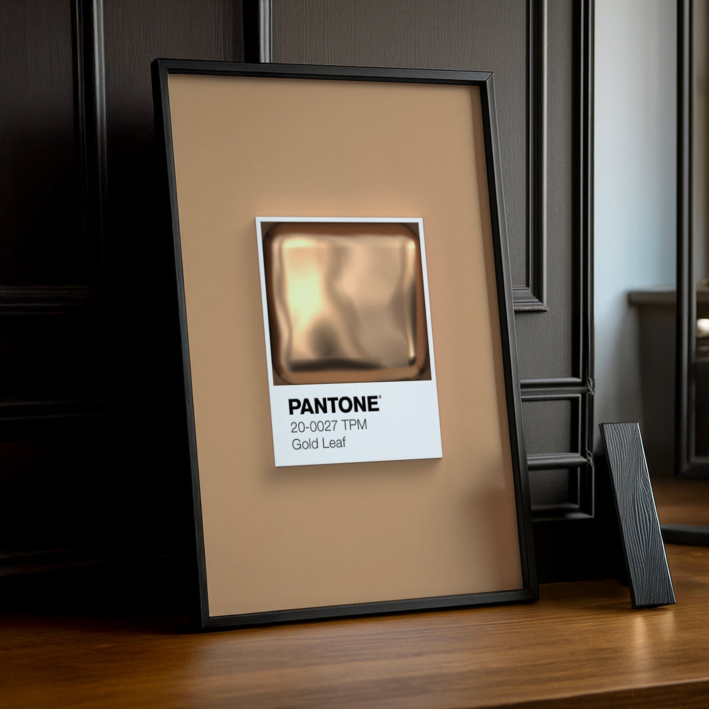 Cadre Photo Pantone Étiquette - Gold Leaf