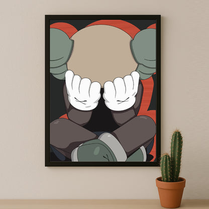 Cadre photo Kaws - Facepalm