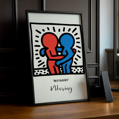 Cadre photo Keith Haring "Best Buddies"