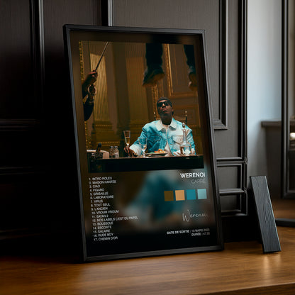 Cadre photo Album Musicaux - Carré de Werenoi