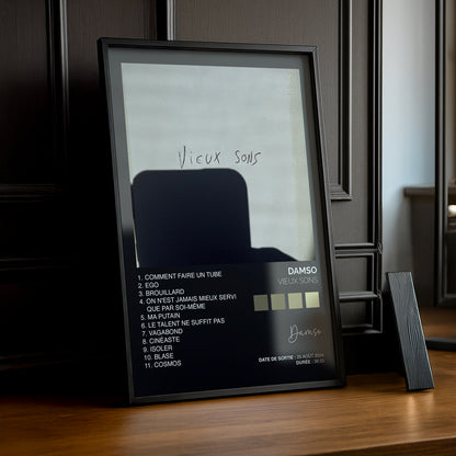 Poster Damso – Album Vieux sons