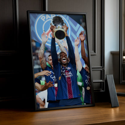 Poster d'Ousmane Dembélé Paris Saint-Germain