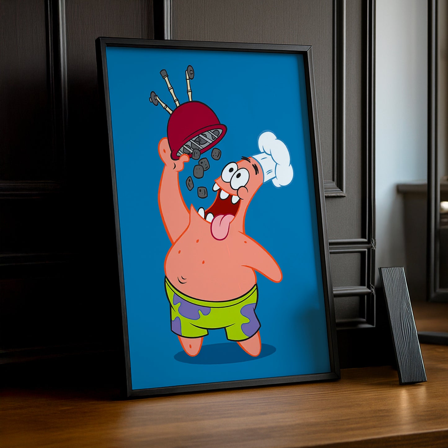 Cadre Photo Bob L'Éponge - Patrick Étoile Barbecue