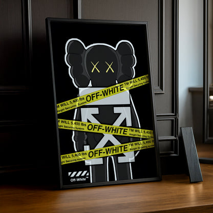 Cadre photo Kaws off-white