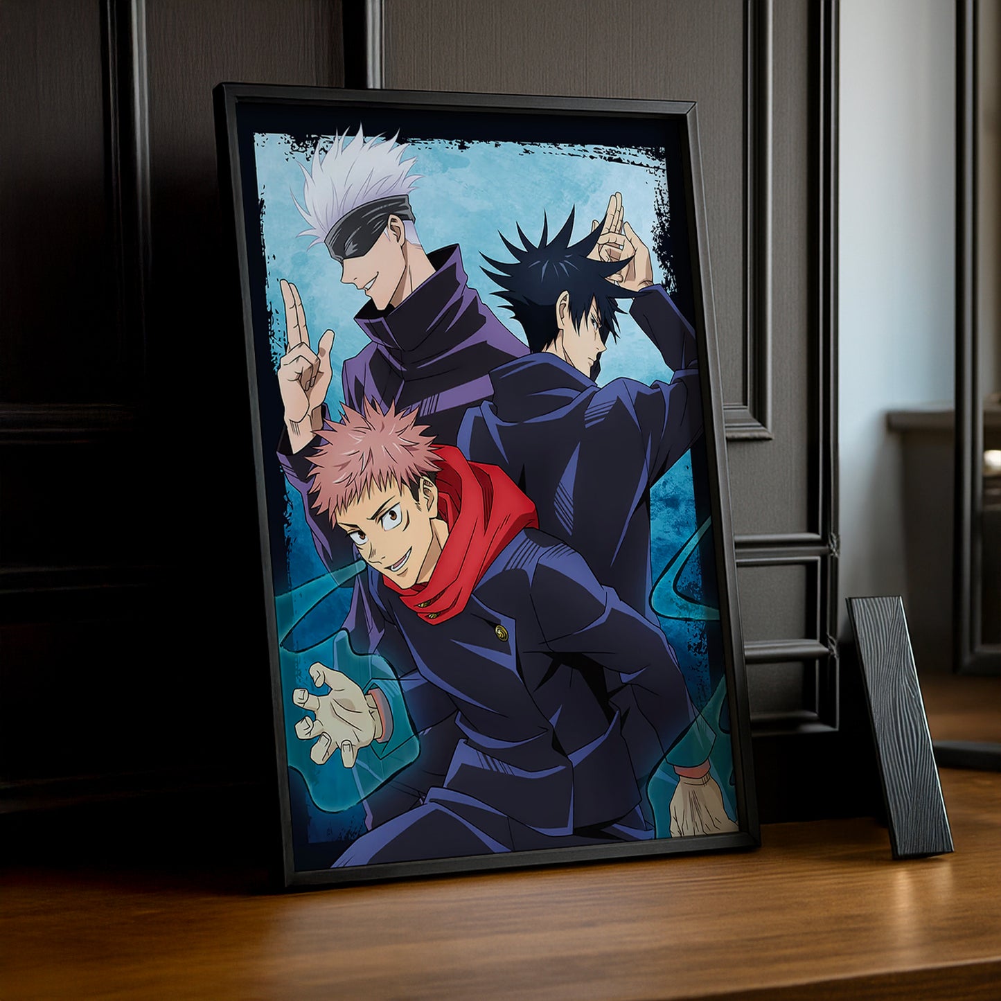 Cadre Photo Jujutsu Kaisen - Group Itadori, Fushiguro, Gojo