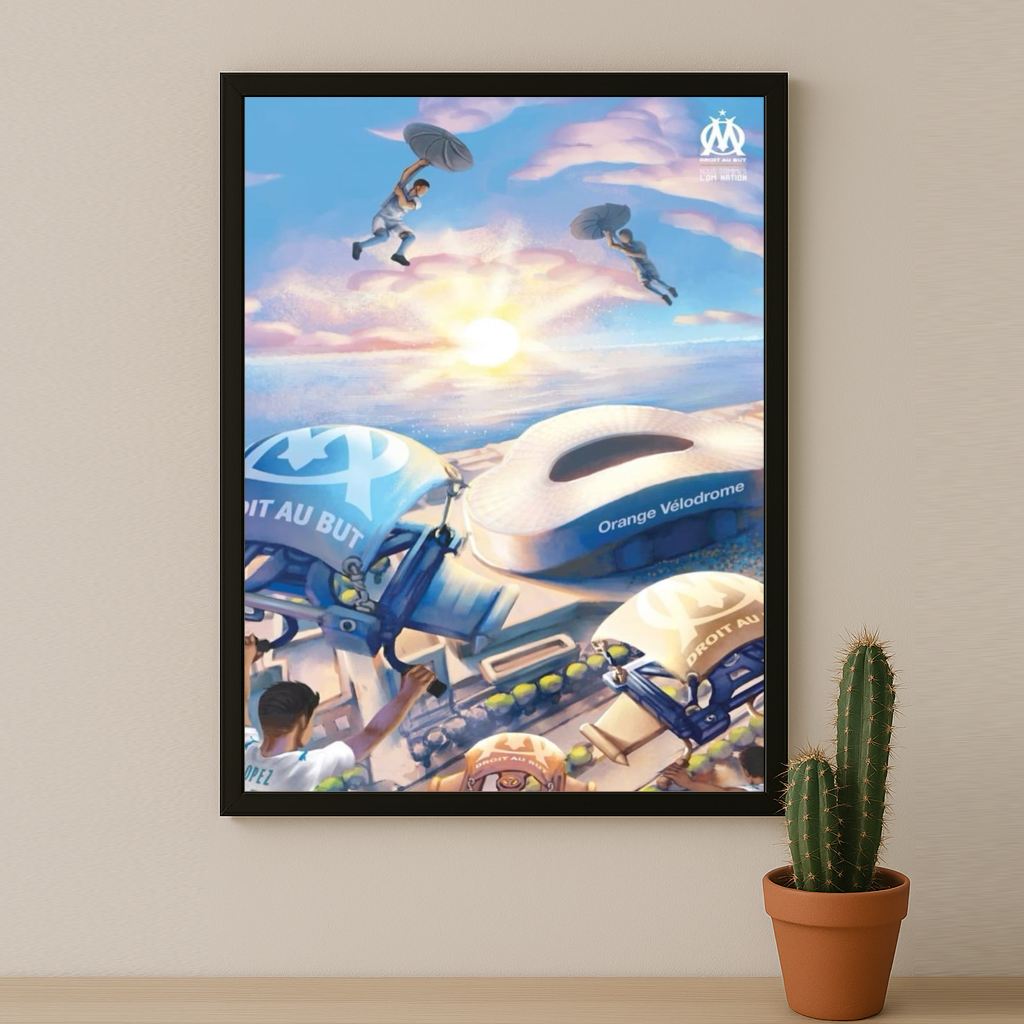 Olympique de Marseille - Poster