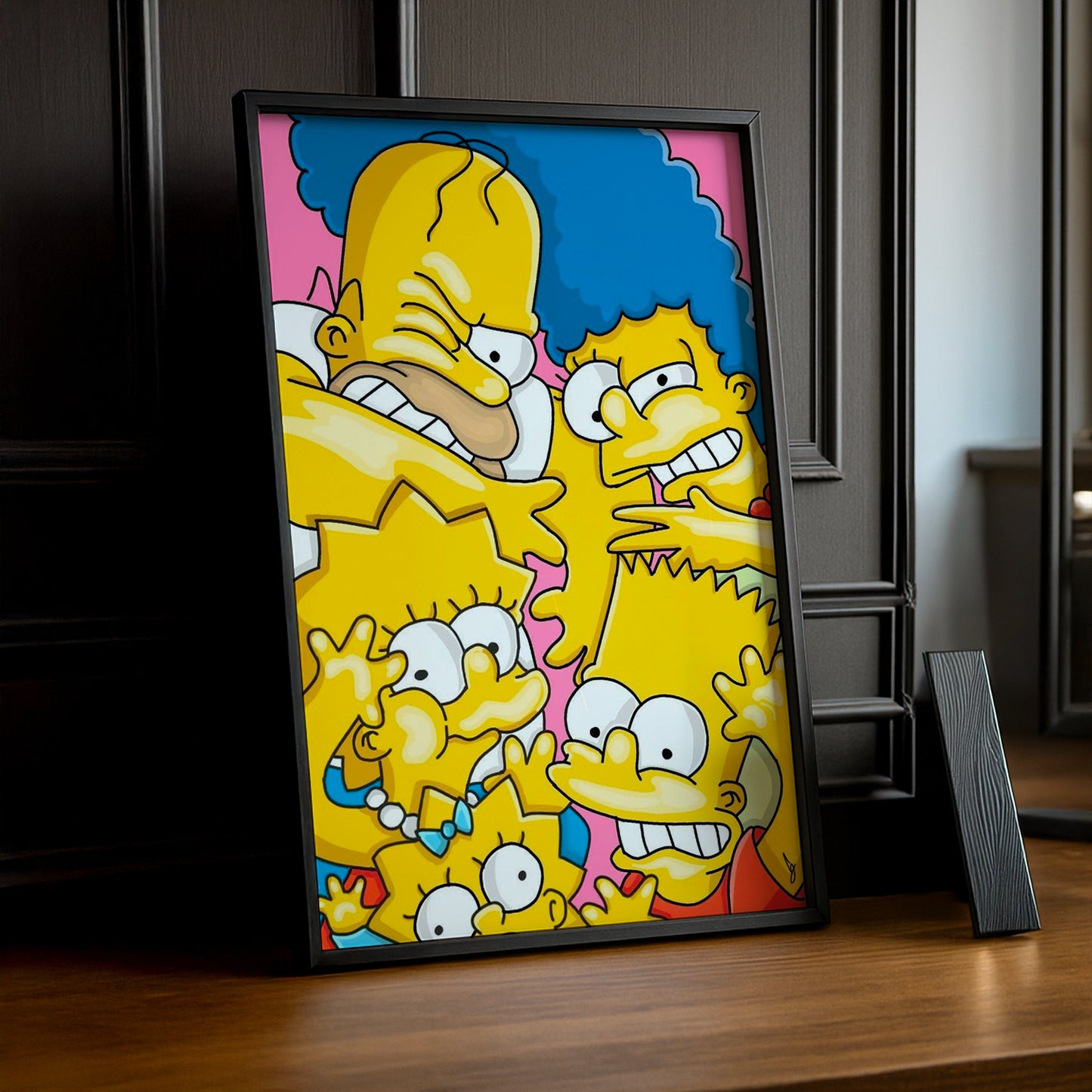 Cadre Photo Les Simpsons - Vitre