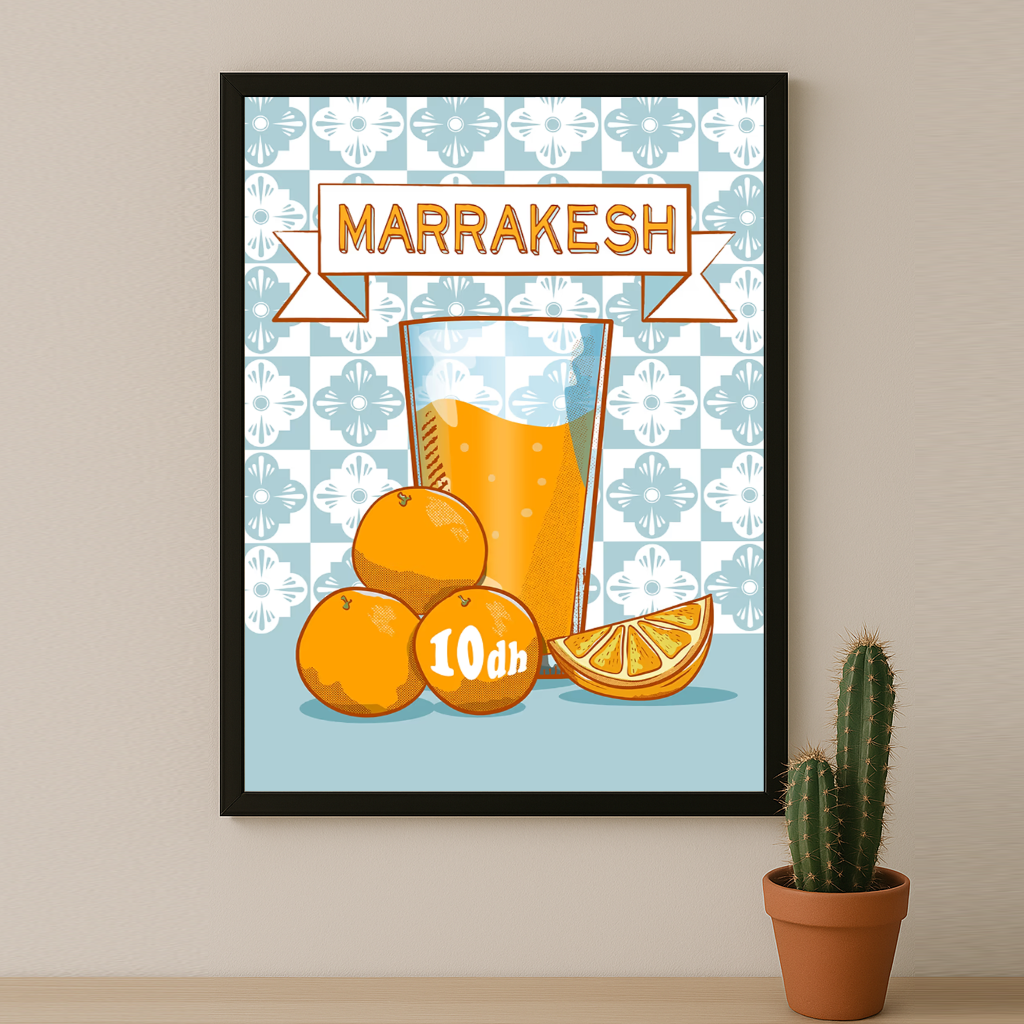 Maroc Marrakech Juice - Poster