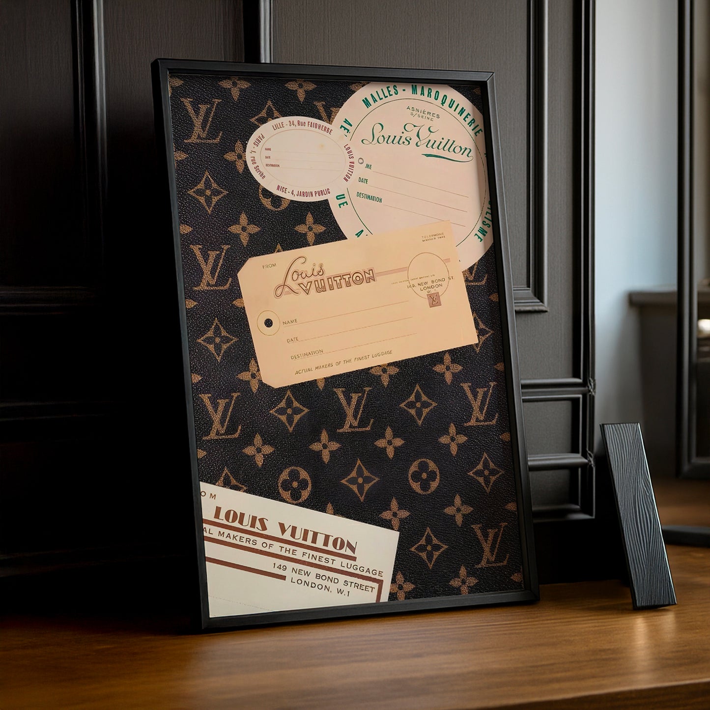 Cadre photo Louis Vuitton Valise ticket