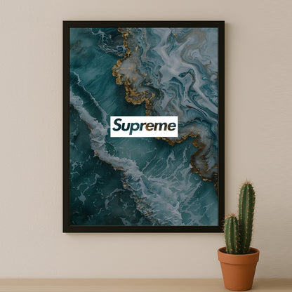 Cadre photo Supreme - Golden Water