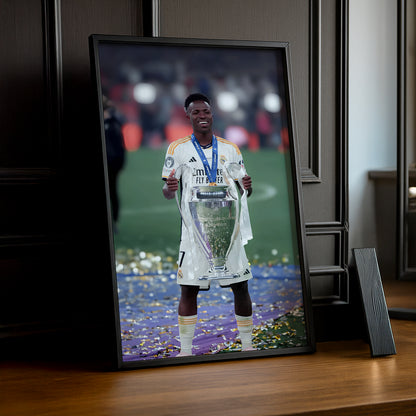 Poster encadrée Real Madrid - Vinicius Junior LDC