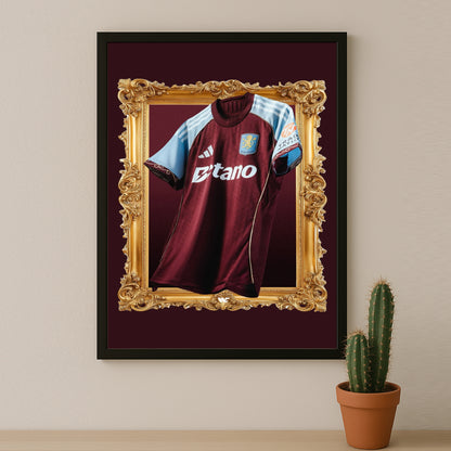 Cadre photo - Maillot Aston Villa Domicile 25-26