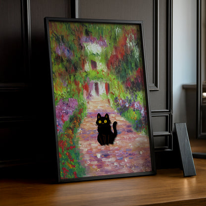 Cadre photo Chat Art Peinture