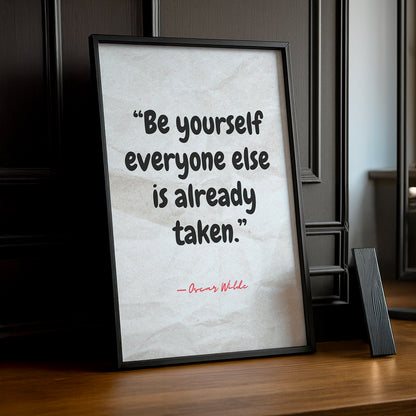 Cadre Photo Motivation - Be Yourself