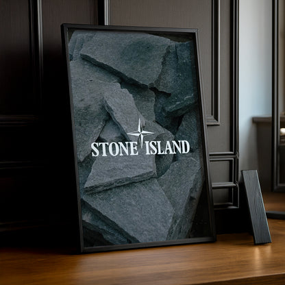 Poster Stone Island - Grey Stone