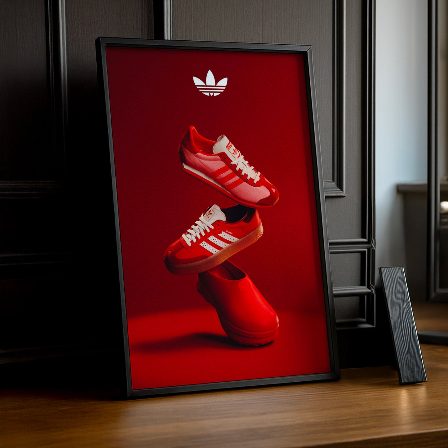 Cadre photo Adidas - Gazelle Rouge