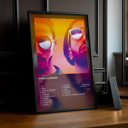 Cadre photo Album Dans la légende PNL