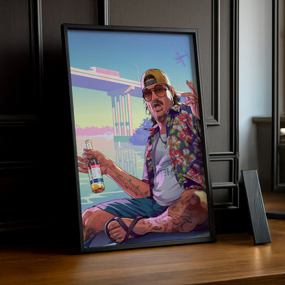 Poster Grand Theft Auto VI - Cal Hampton