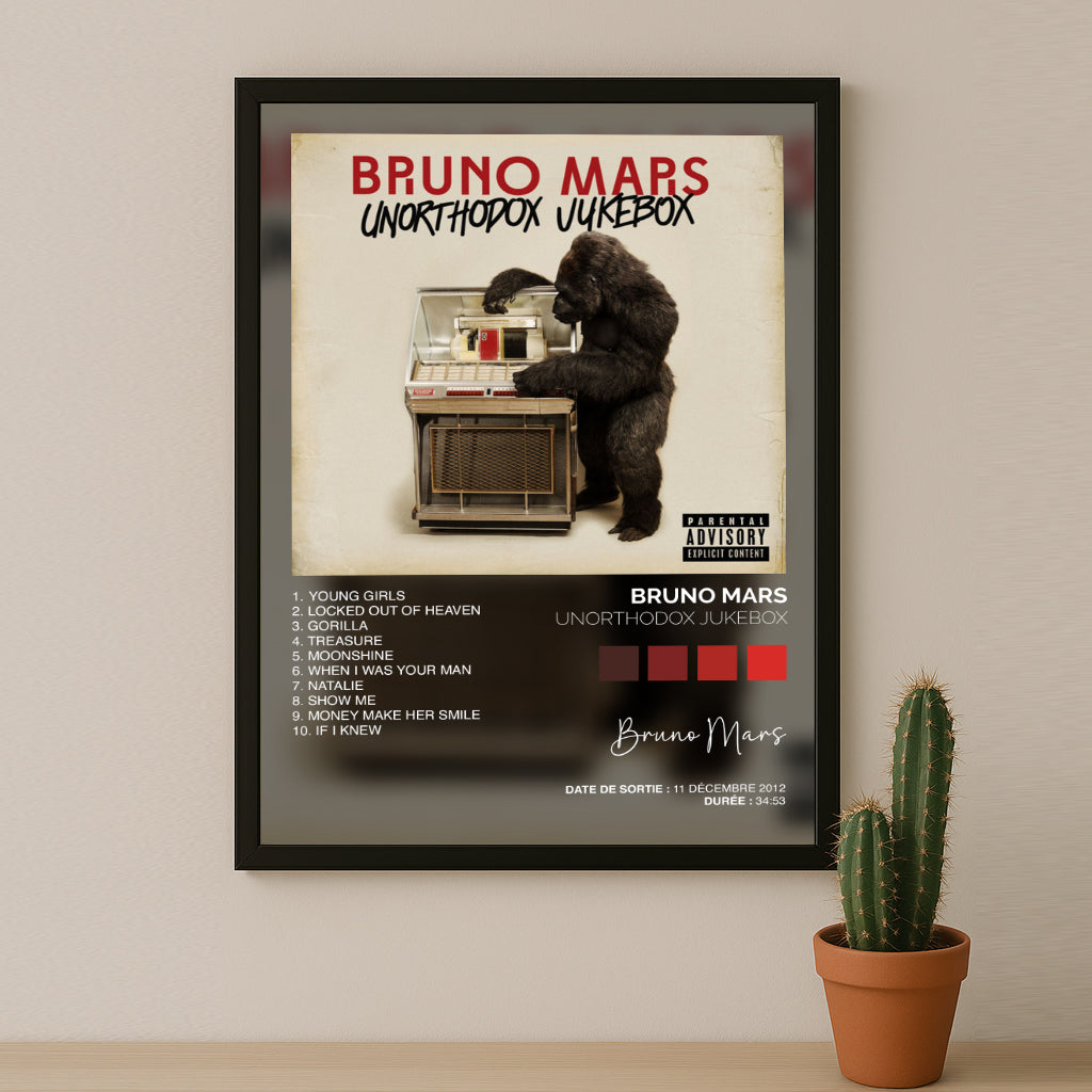 Poster Bruno Mars - Album Unorthodox Jukebox