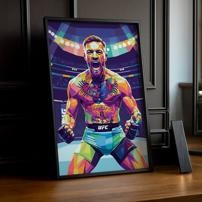 Cadre photo UFC - Illustration de McGregor