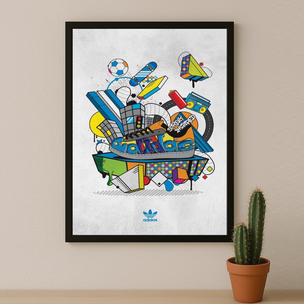 Cadre photo Adidas - Street Inspired