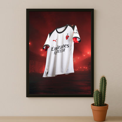 Poster Maillot Football - AC Milan Extérieur 25-26