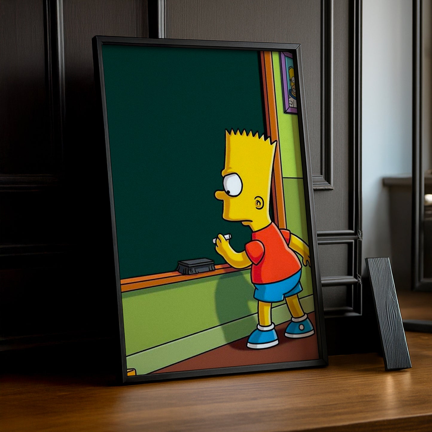 Cadre Photo Les Simpsons - Bart Simpson Punition