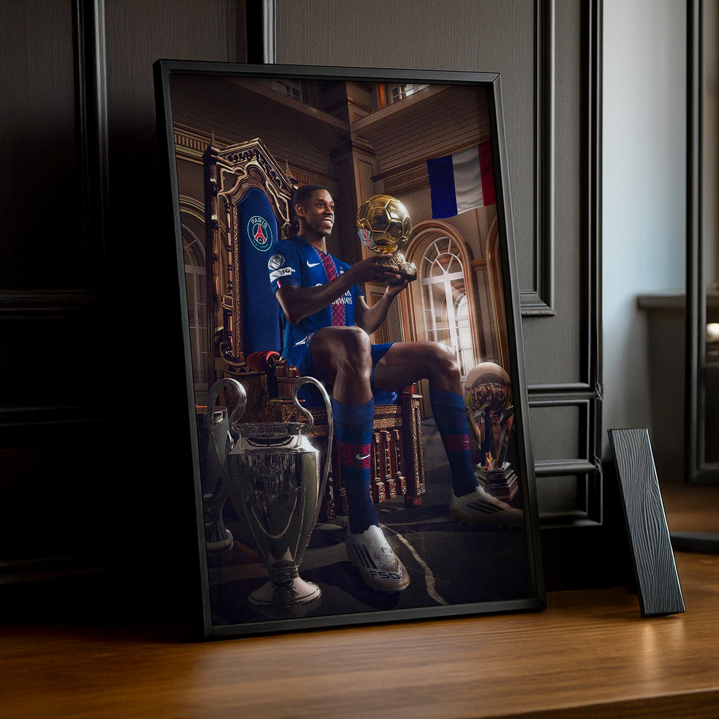 Poster Ousmane Dembélé Ballon d'Or 2025 Paris Saint-Germain