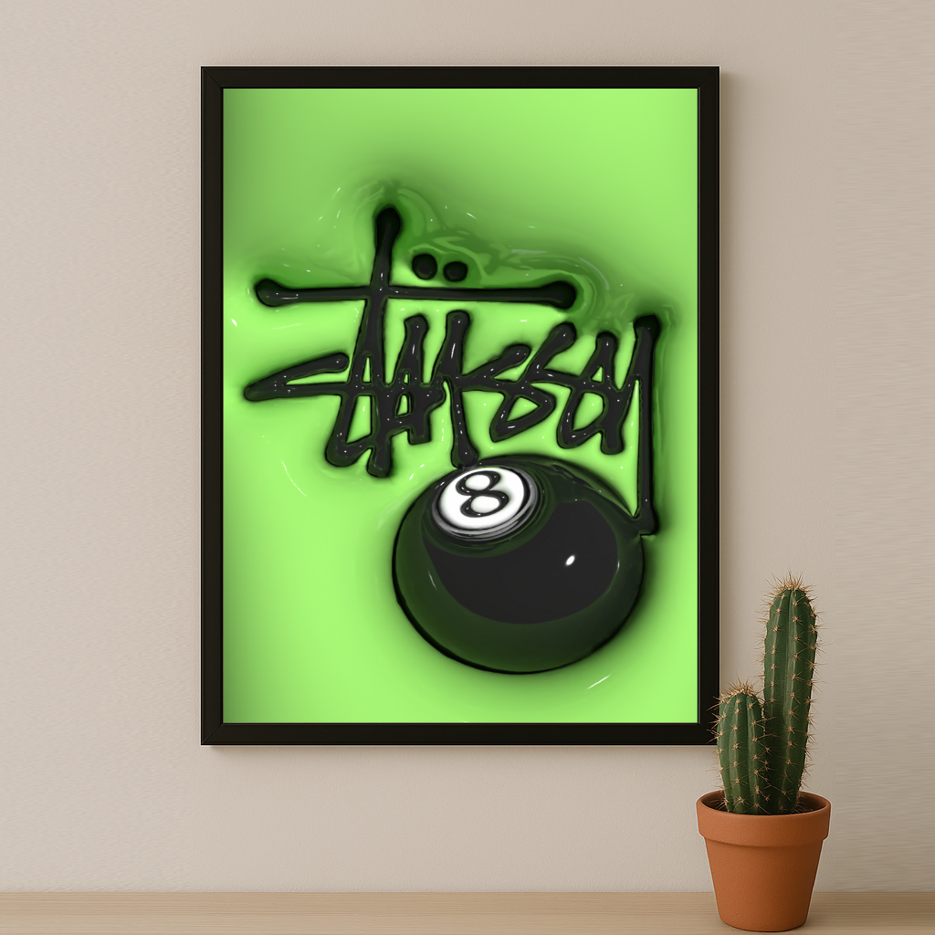 Cadre photo Stüssy - 3D Vert