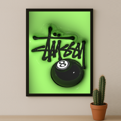Cadre photo Stüssy - 3D Vert