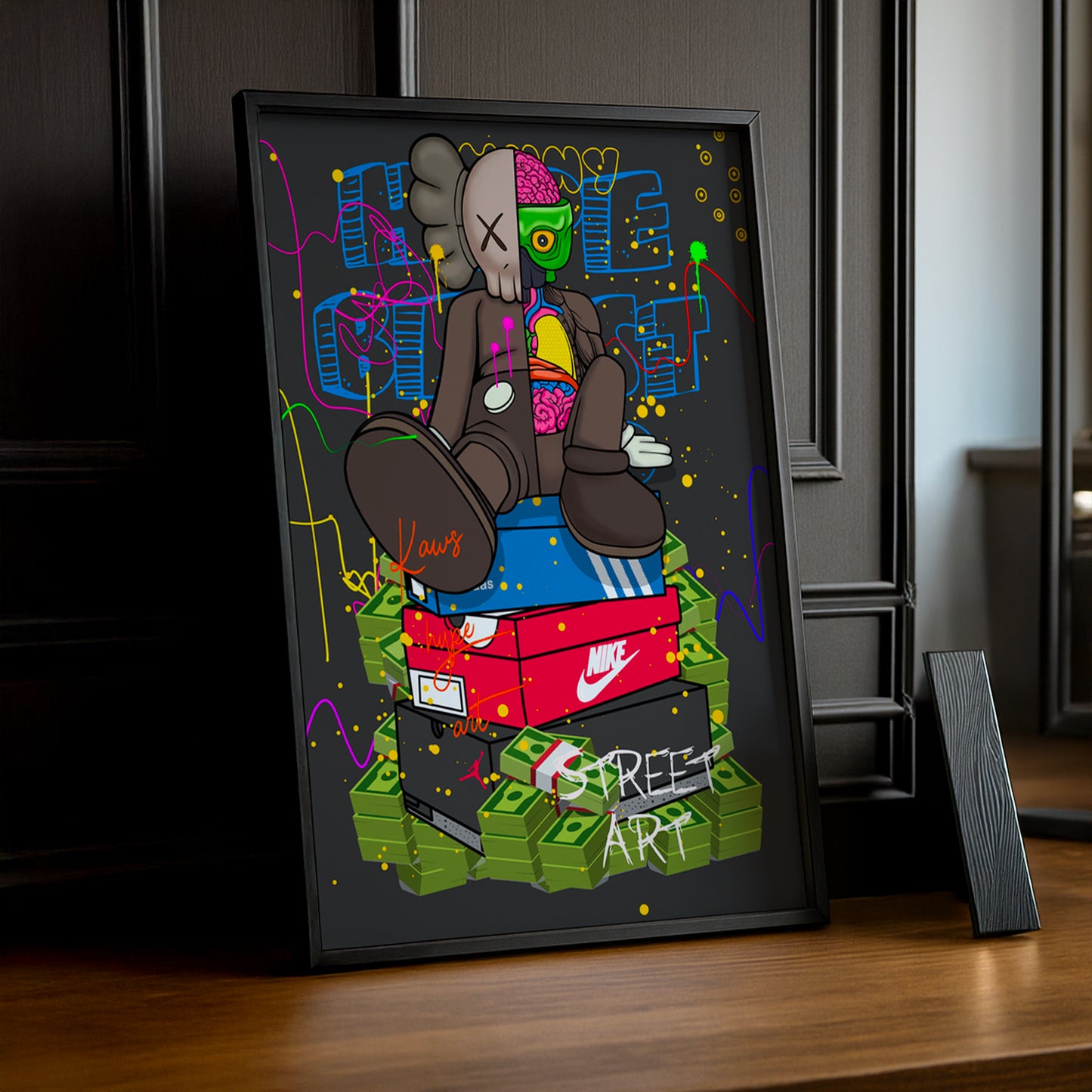 Poster Kaws street art