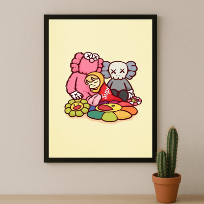 Cadre photo Supreme - Kaws