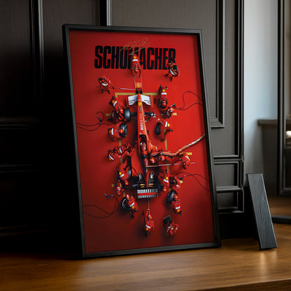 Cadre photo Michael Schumacher Formule 1