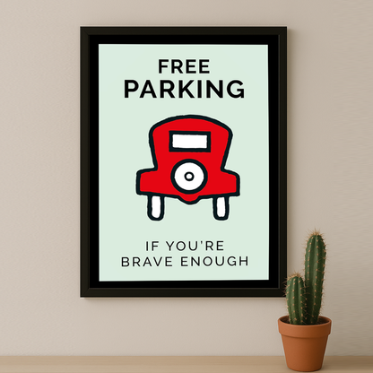 Monopoly Free Parking - Poster