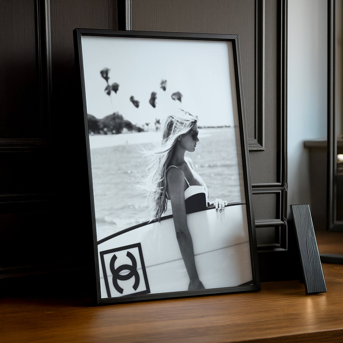 Cadre photo Chanel surf