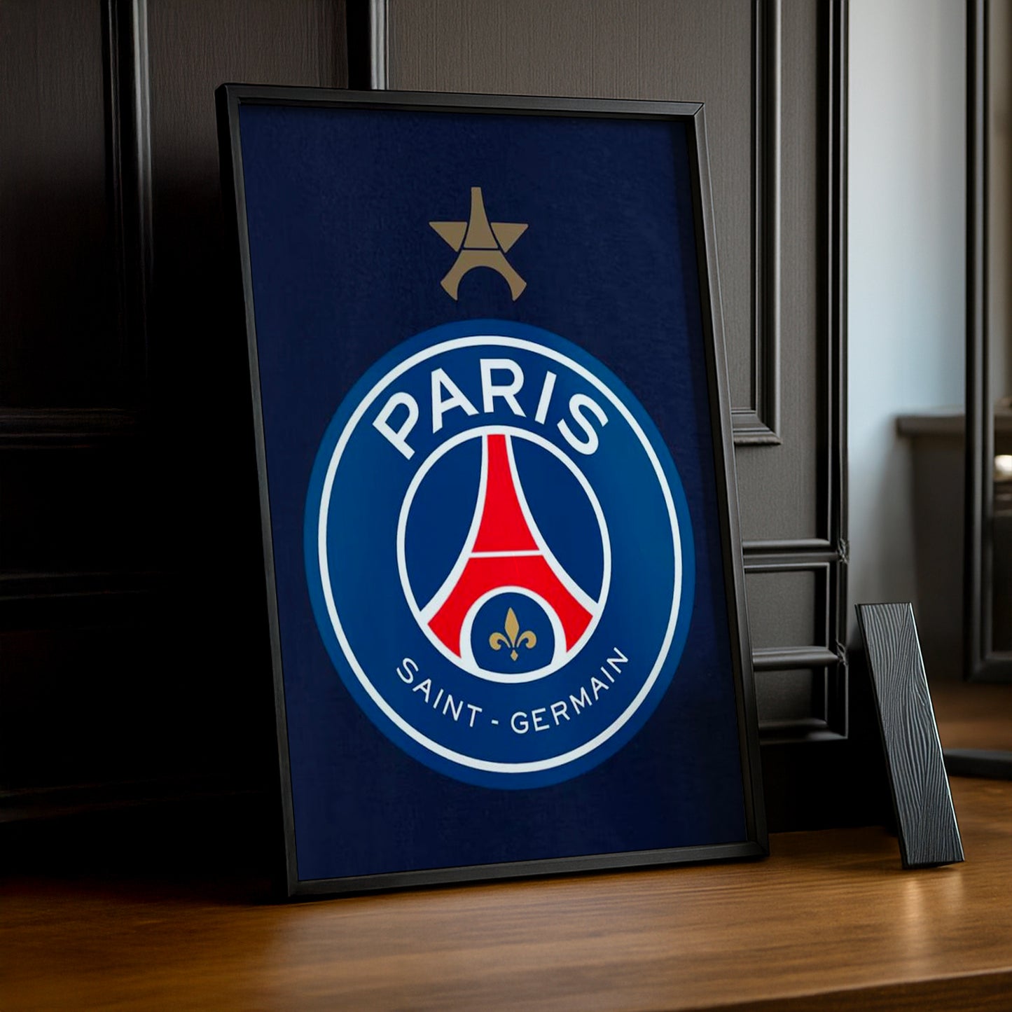 Cadre photo Paris Saint-Germain logo étoilée