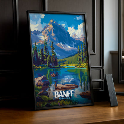 Cadre photo Banff Canada