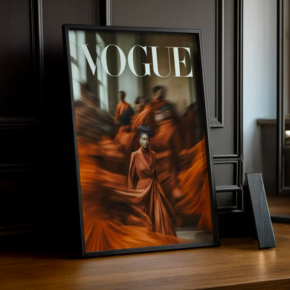 Poster Photo Vogue - Orange