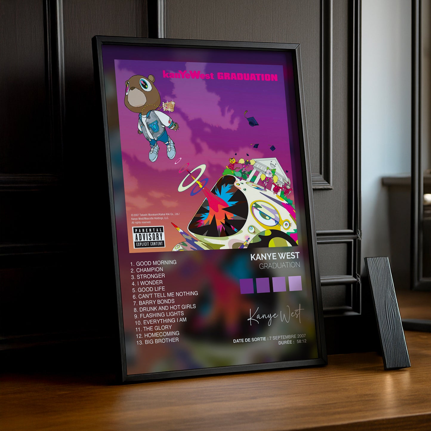 Cadre photo Graduation Kanye West