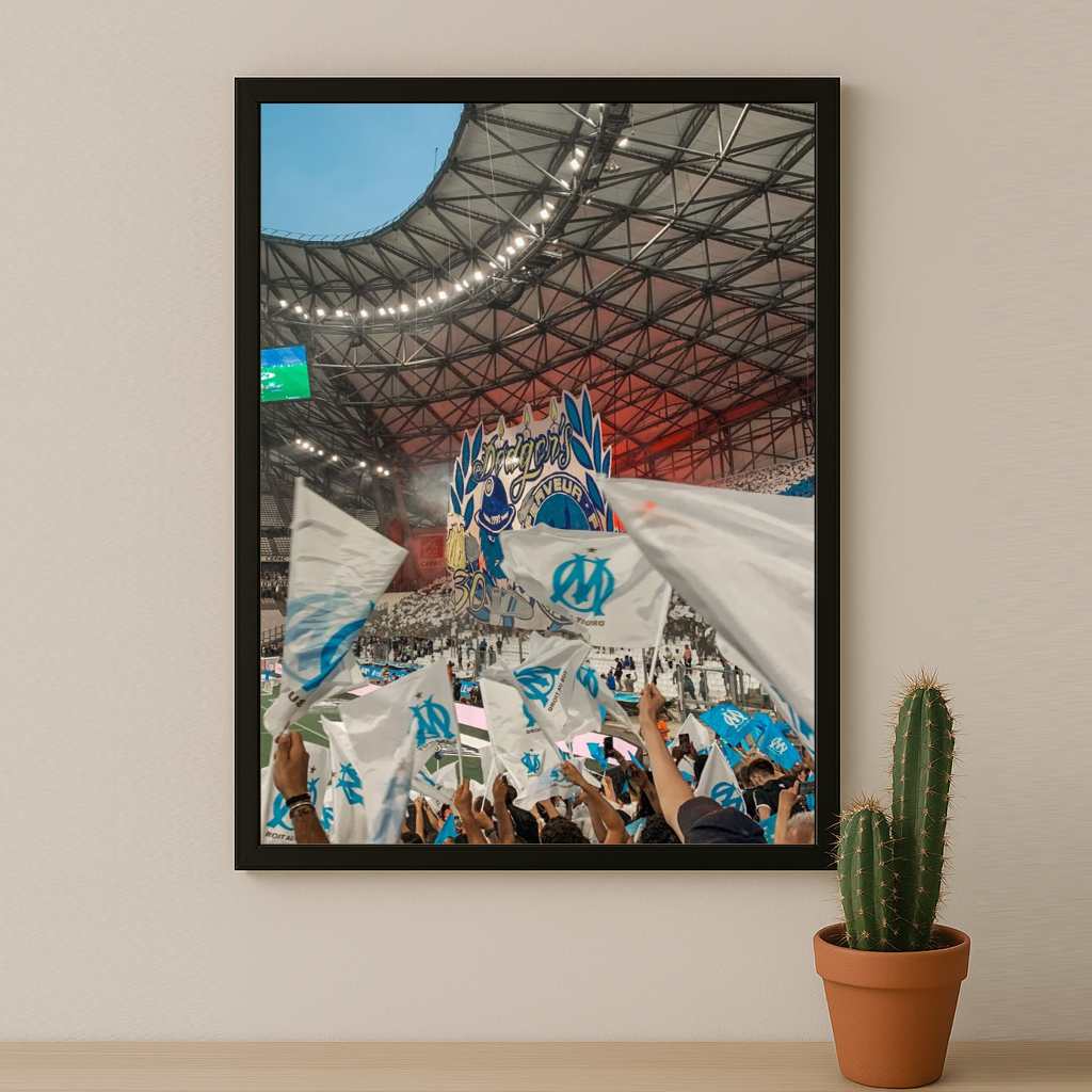 Olympique de Marseille Stade Vélodrome - Poster