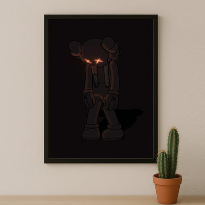 Cadre photo Kaws - Dark Companion