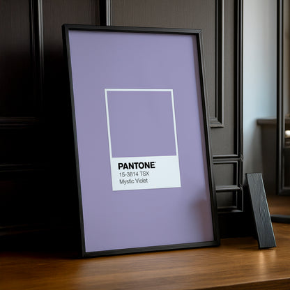 Cadre Photo Pantone Étiquette - Mystic Violet