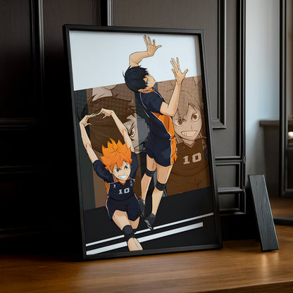 Cadre photo Volley-Ball - Haikyu Karasuno Duo